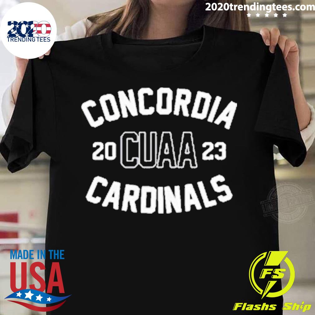 Official concordia 2023 Cuaa Cardinals T-shirt