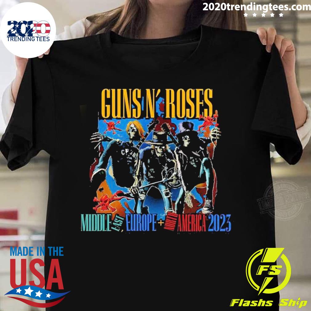 Official guns N’ Roses Announce 2023 World Tour Including North America T-shirt