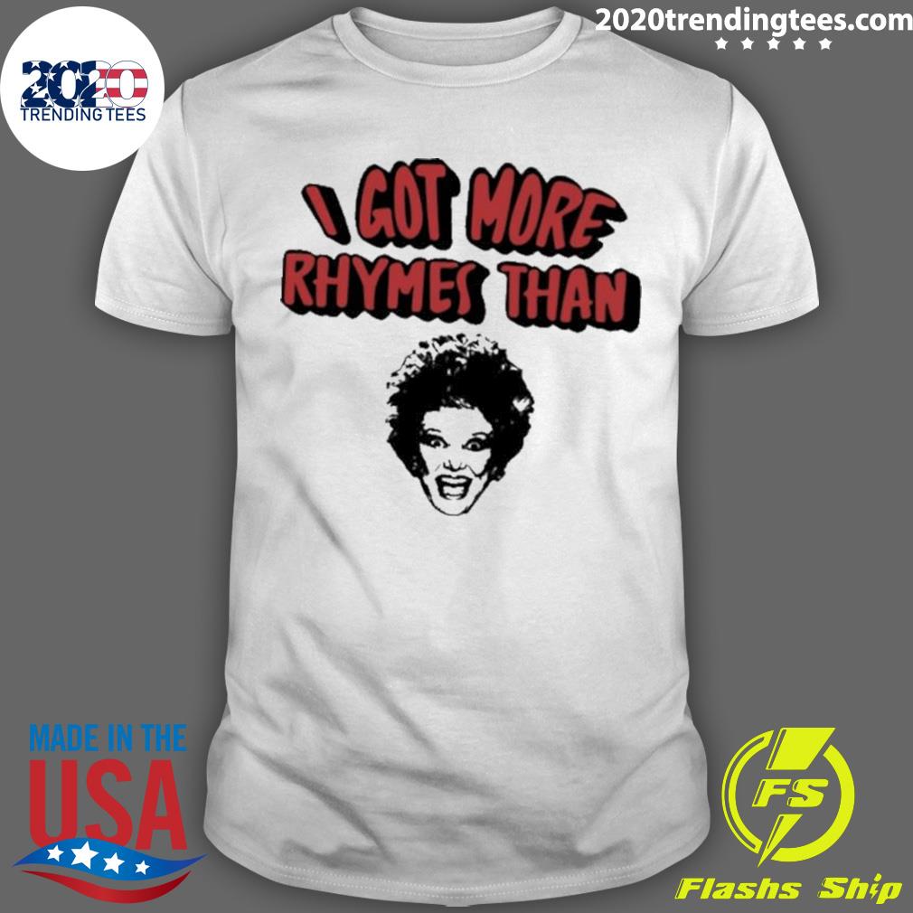 Official i Got More Rhymes Than T-shirt