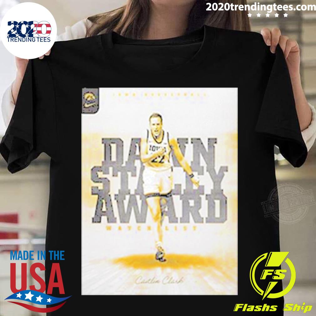 Official iowa Basketball Caitlin Clark Is On The Dawn Staley Award Watchlist Vintage T-shirt
