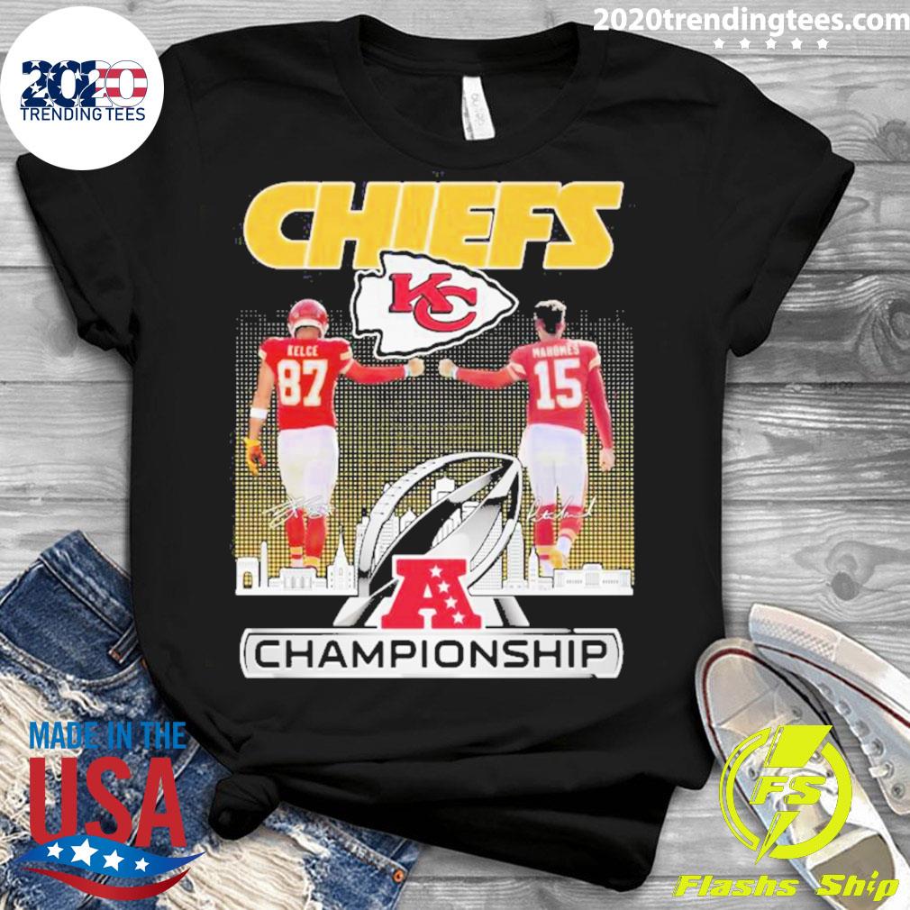 Chiefs Championship Shirt Mahomes Kelce Kemp Kansas City Chiefs Gift -  Personalized Gifts: Family, Sports, Occasions, Trending