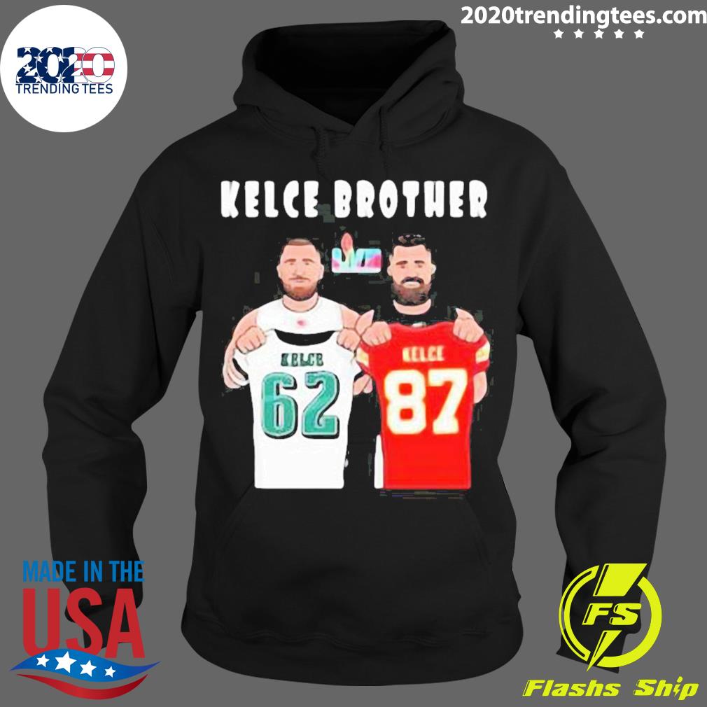 Step Brothers Kelce Brothers Travis and Jason Kelce Super Bowl Shirt -  Teespix - Store Fashion LLC