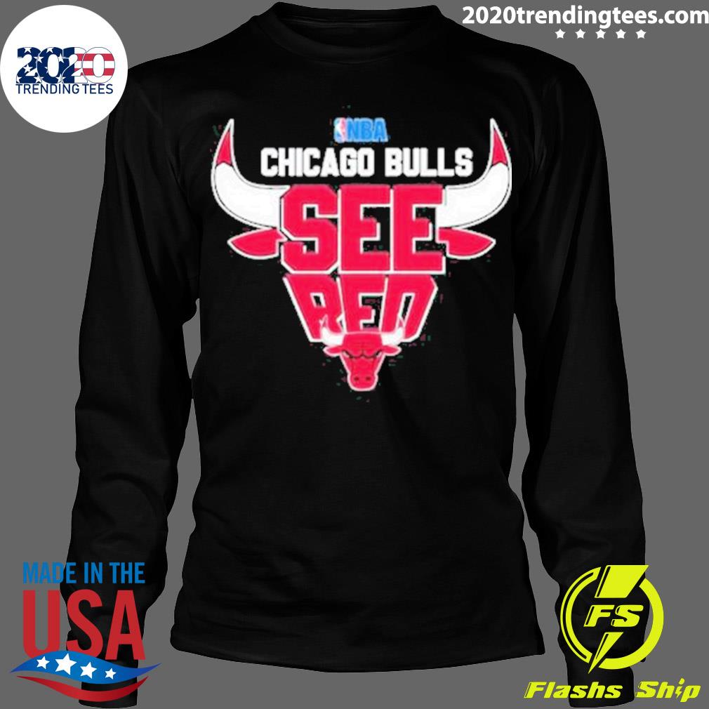 Official nba Chicago Bulls See Red 2023 T-shirt - 2020 Trending Tees
