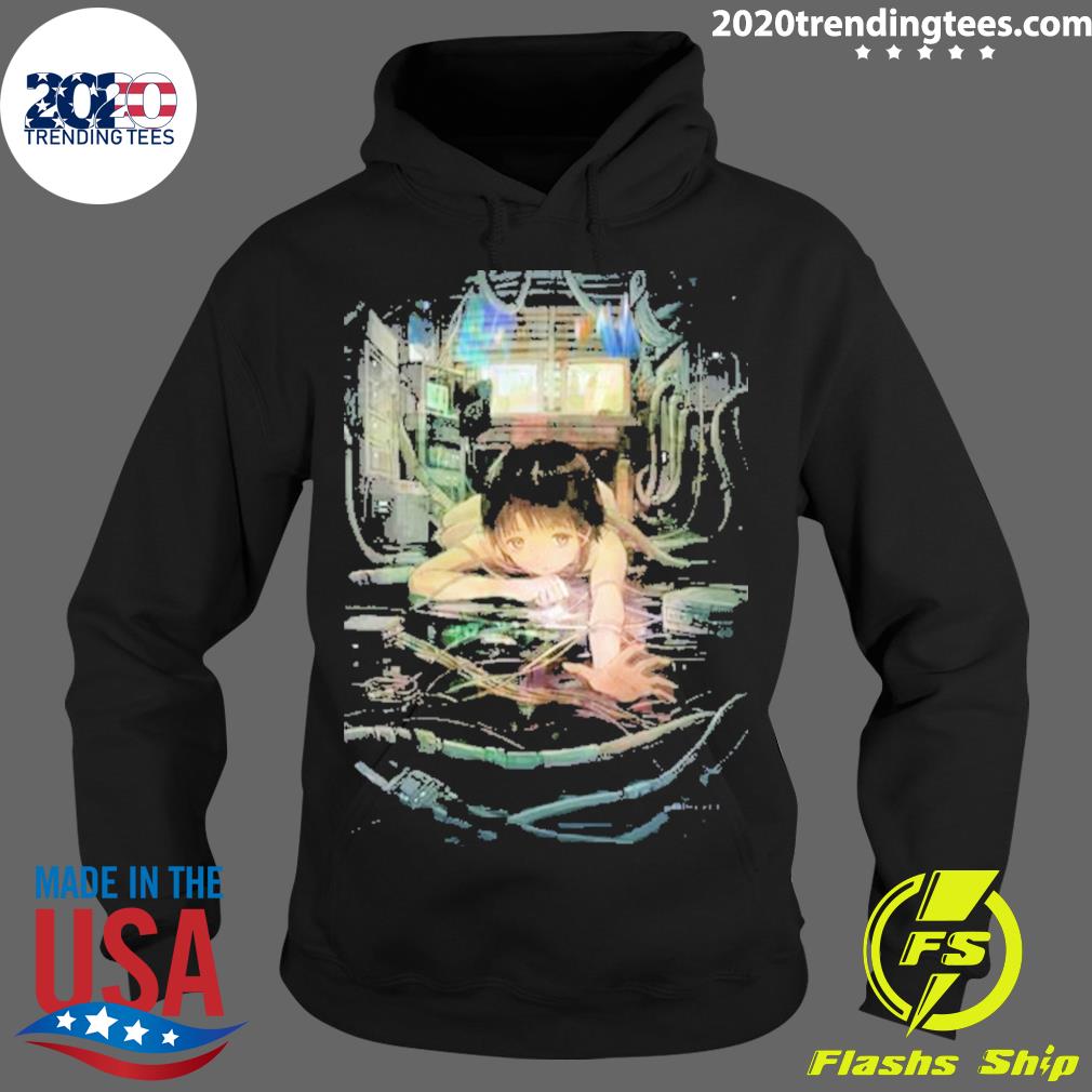 Official no Serial Experiments Lain T-s Hoodie