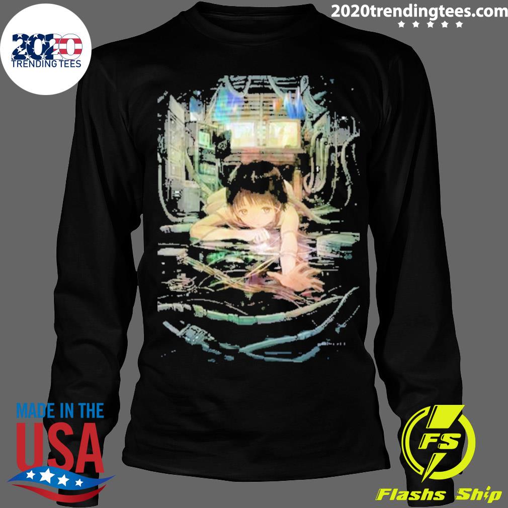 serial experiments lain ロングTシャツ serial experiments lain × messa store】She Know