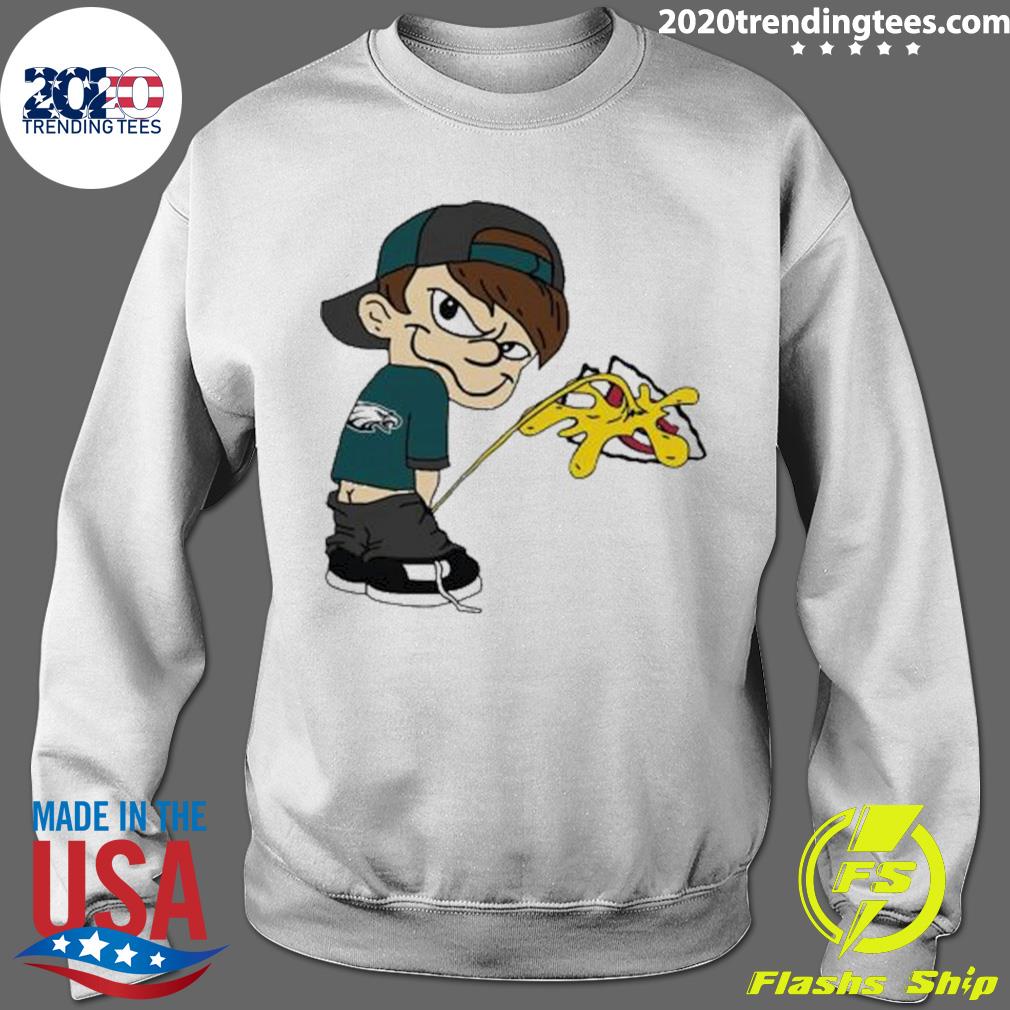 Funny Super Bowl Shirt, 2023 Philadelphia Eagles Pee Kansas City Chiefs -  Bring Your Ideas, Thoughts And Imaginations Into Reality Today