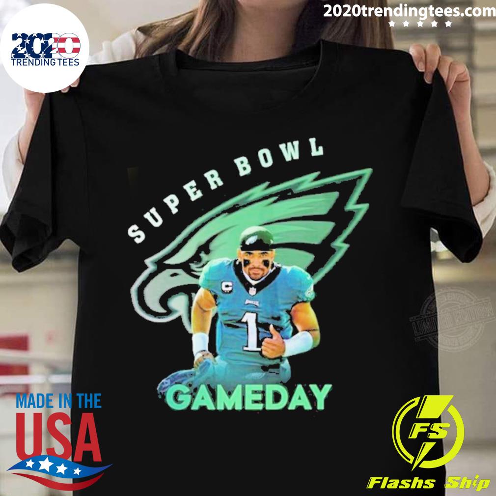 Official philadelphia Eagles 2023 Conference Champs Bird Jalen Hurts T-shirt  - 2020 Trending Tees