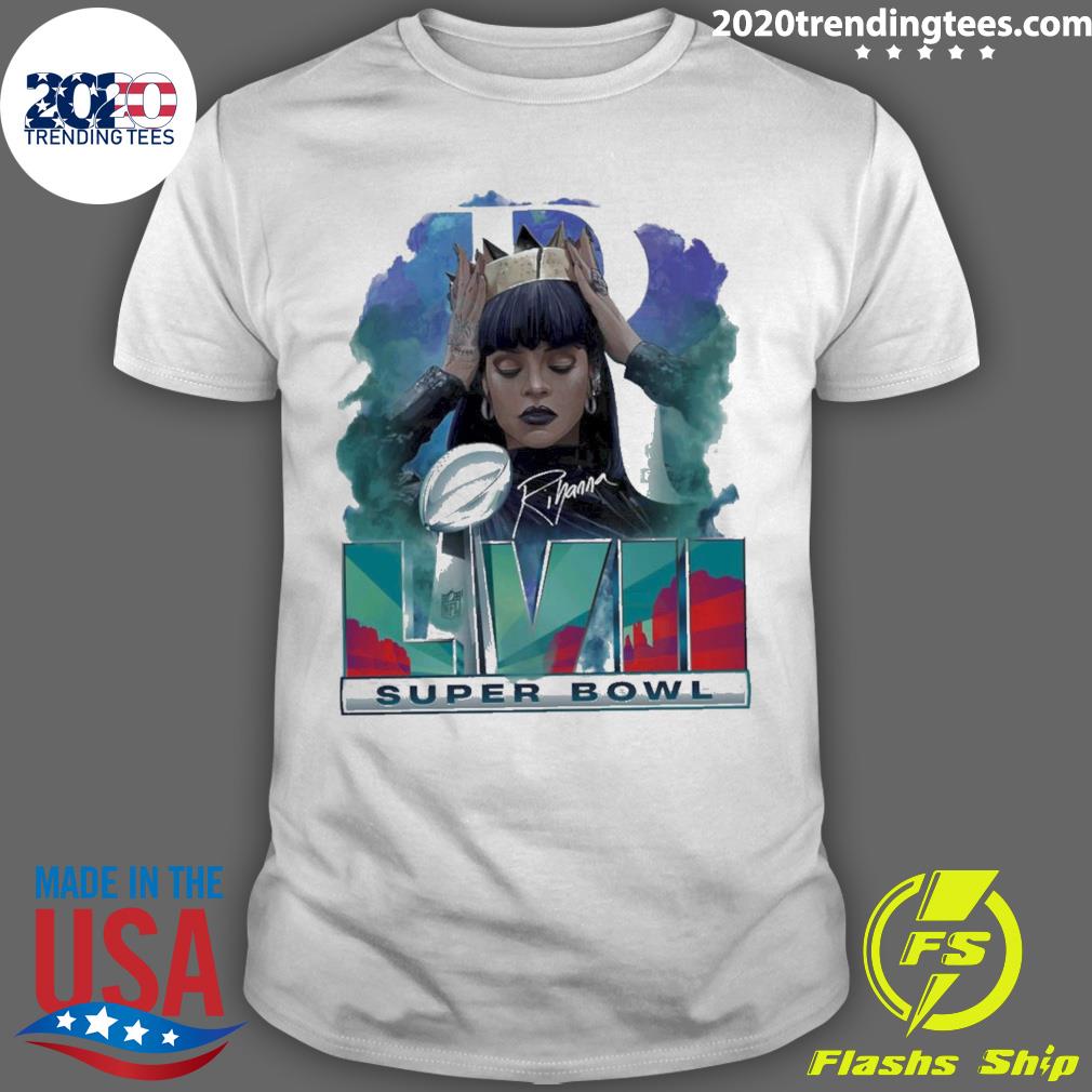 Rihanna Super Bowl T-Shirt Halftime Concert Shirt Classic Sweatshirt -  TeebyHumans