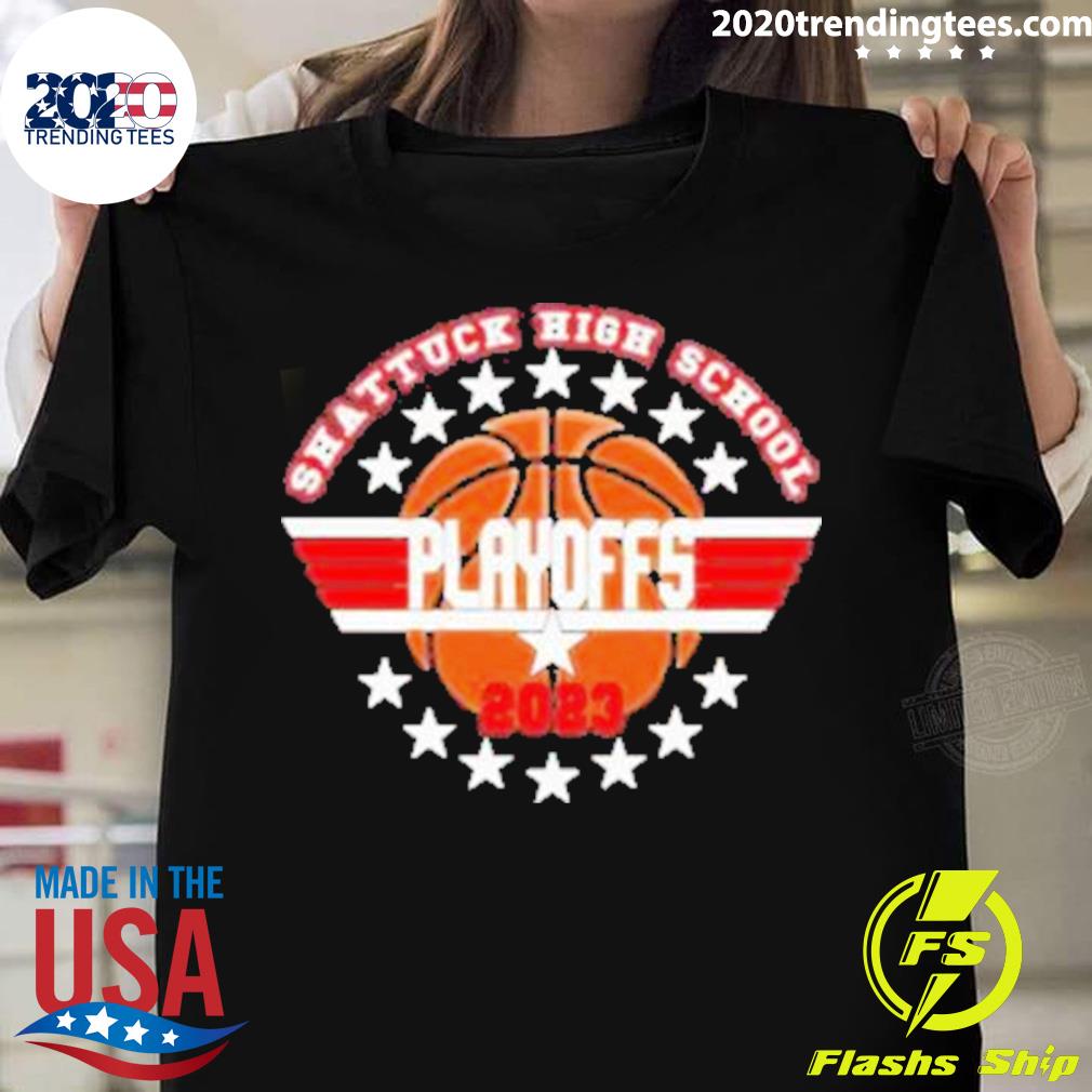 Official shattuck High School Basketball Playoffs 2023 T-shirt