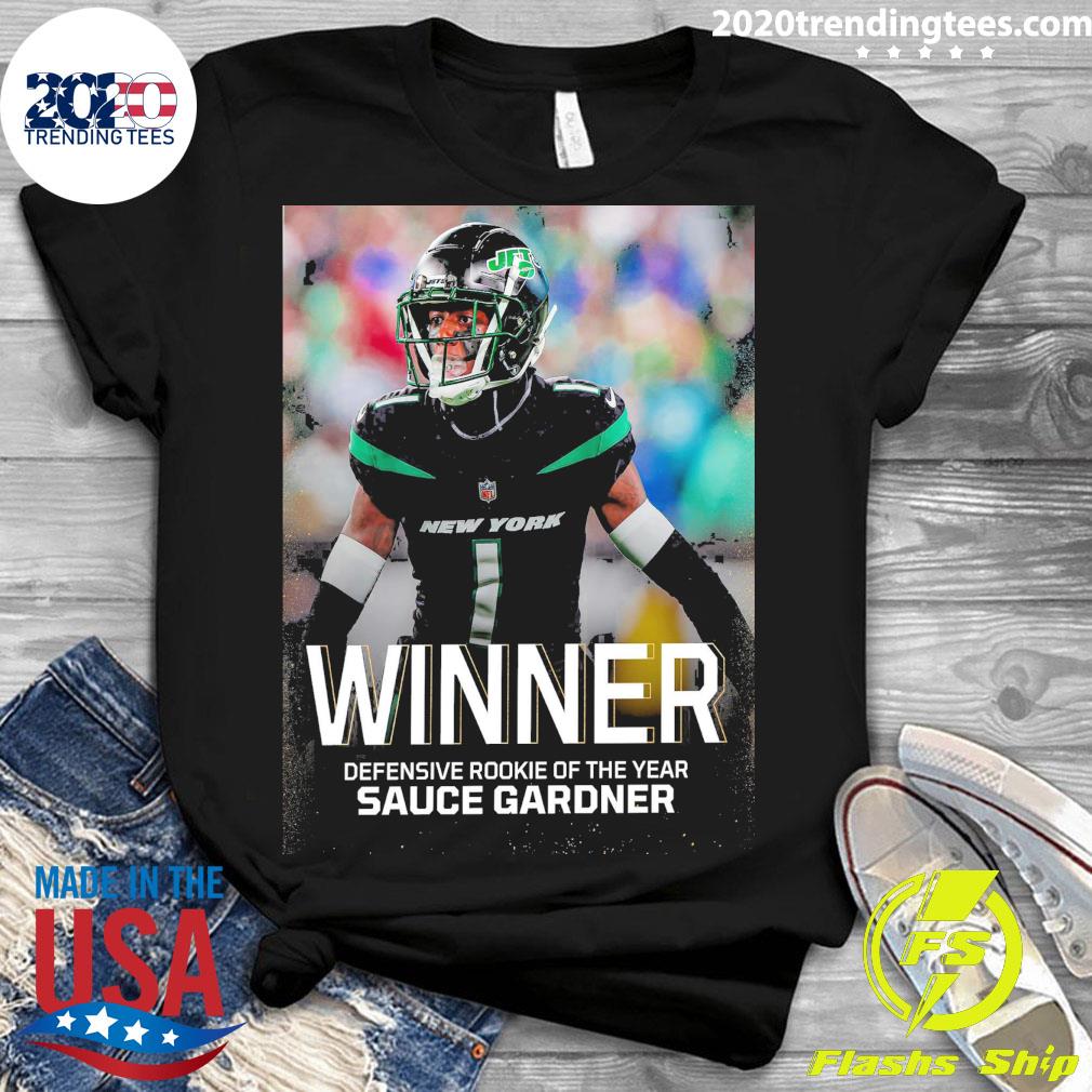 Official the 2023 Nfl Defensive Rookie Of The Year Winner Is Sauce Gardner  Vintage T-shirt - 2020 Trending Tees