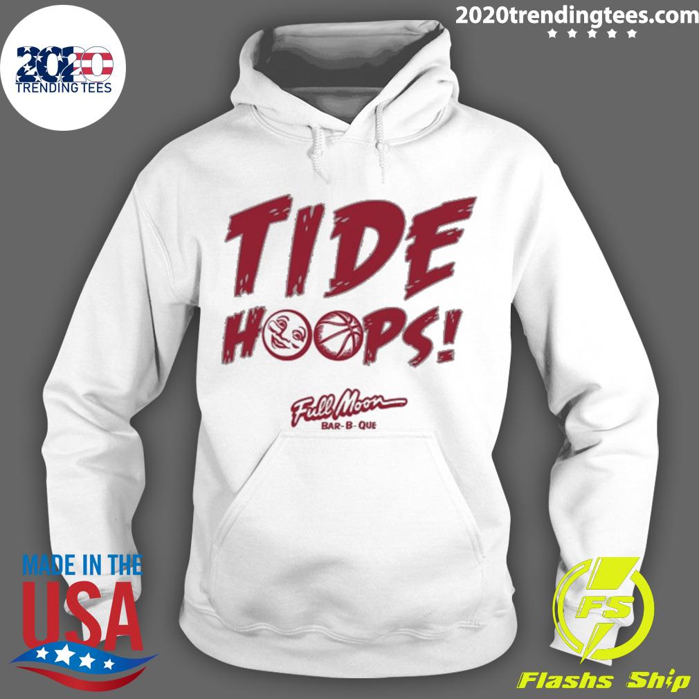 Official tide Hoops Full Moon Bar B Que T-s Hoodie