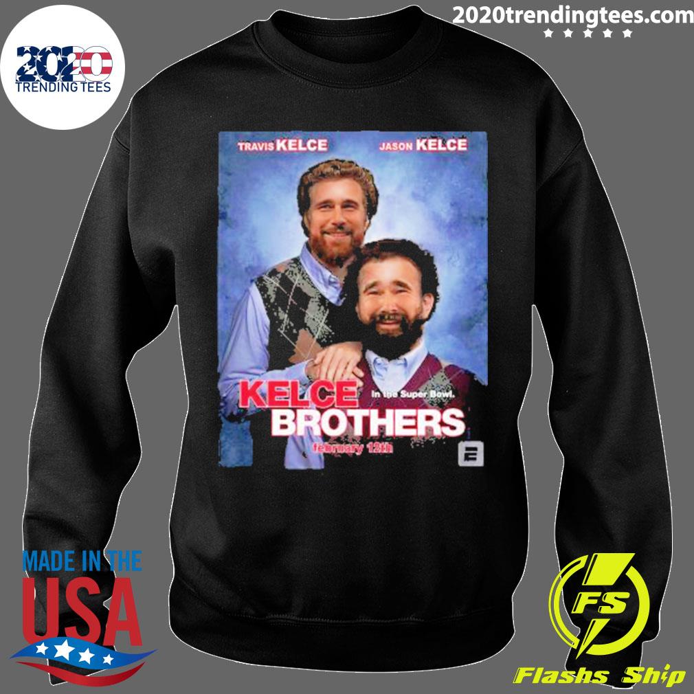 Travis Vs Jason Kelce Bowl Super Shirt, Kelce Brothers Football Short  Sleeve Crewneck