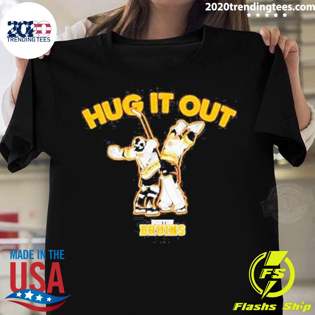 Nice 2023 Goalies Hug It Out Boston Bruins T-shirt