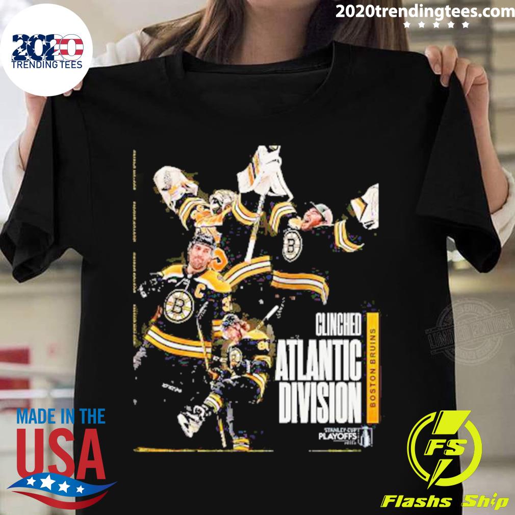 Nice boston Bruins Clinched Atlantic Division Stanley Cup Playoffs 2023 T-shirt