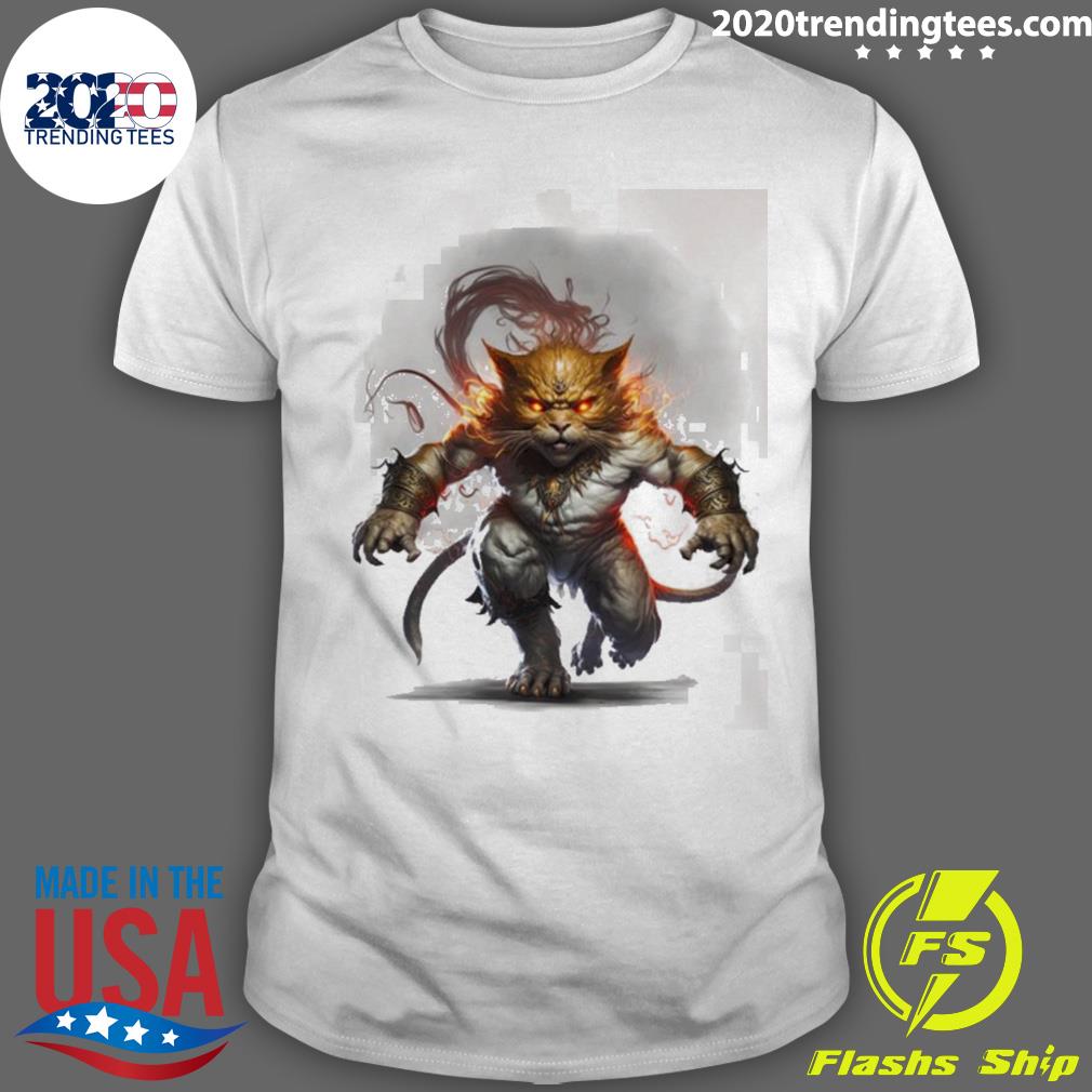 Nice cat Warrior Balrog Cat 1 T-shirt
