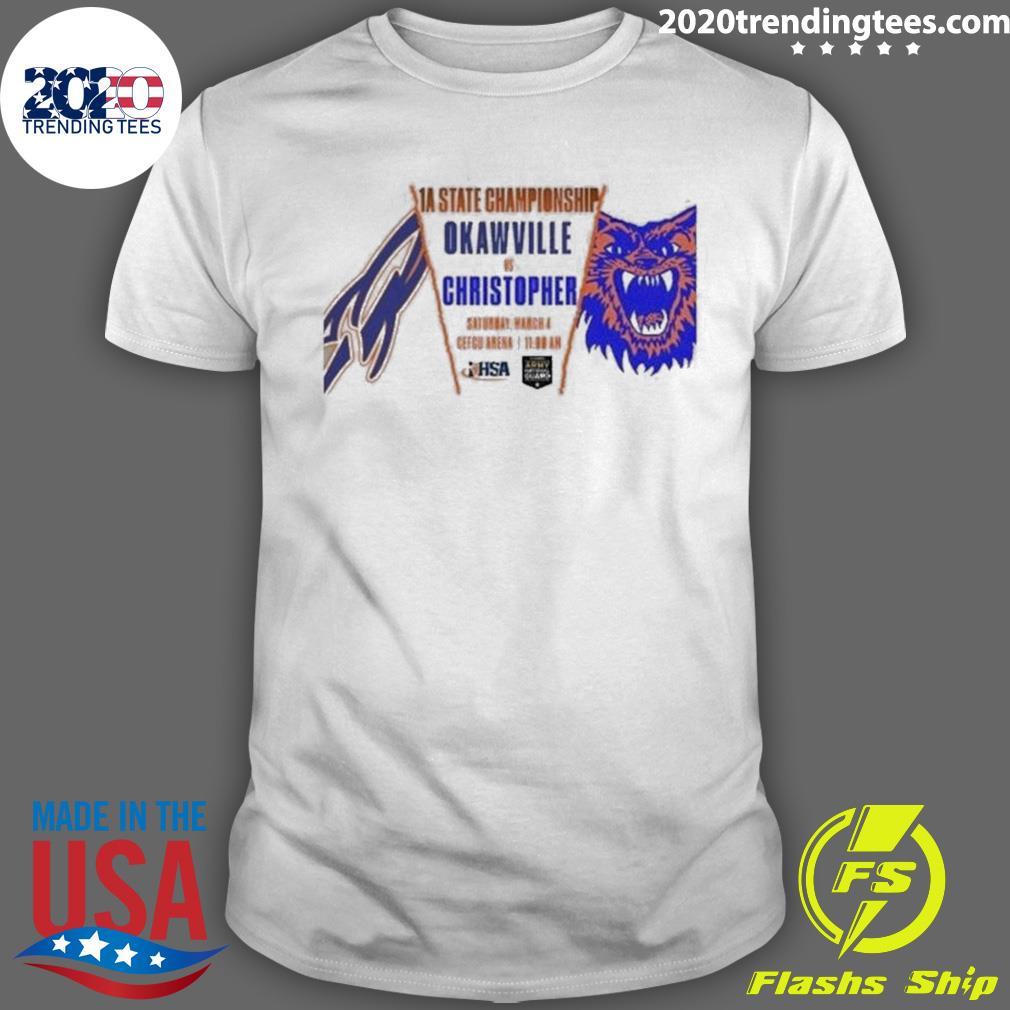 Official 1A State Championship Okawville Vs Christopher 2023 T-shirt