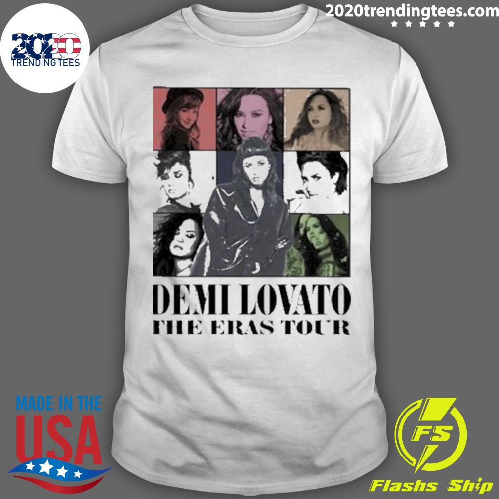 Official 2023 Demi Lovato The Eras Tour T-shirt