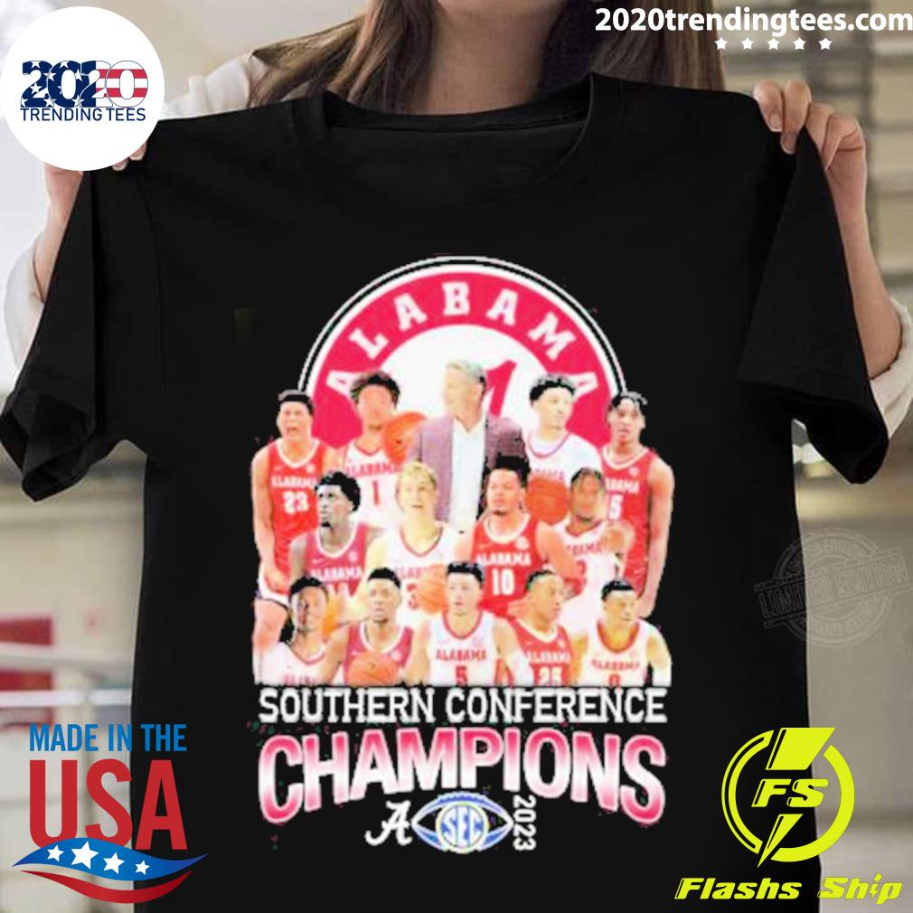 Official alabama Men’s Basketball 2023 Southern Conference Champions T-shirt
