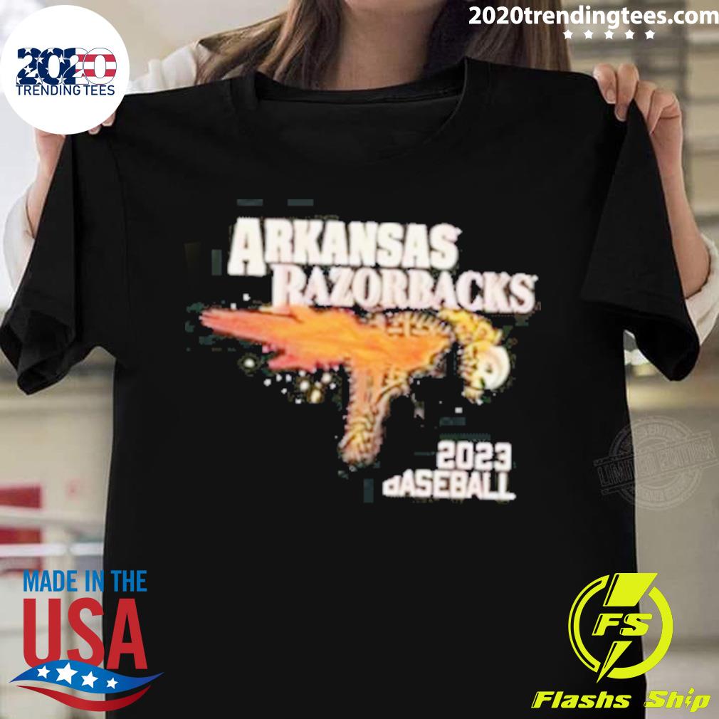 Official arkansas Razorbacks 2023 Baseball T-shirt