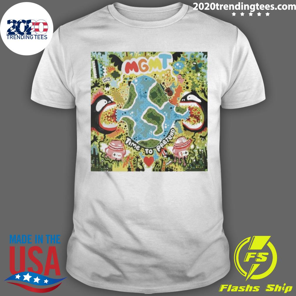 Official art Mgmt Time To Pretends T-shirt