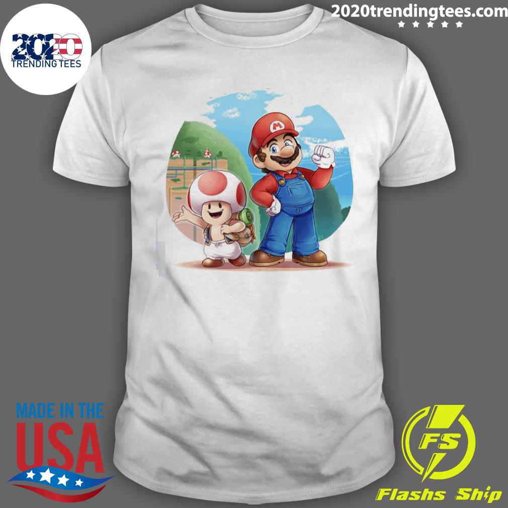 Official art Super Mario Movie T-shirt