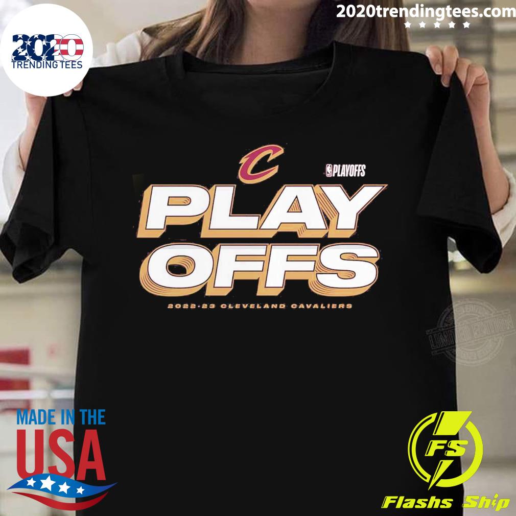 Official cleveland Cavaliers Fanatics Branded 2023 Nba Playoffs Starter T-shirt