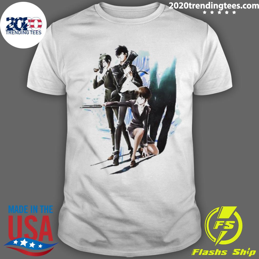 Official colored Fanart Psycho Pass Anime T-shirt