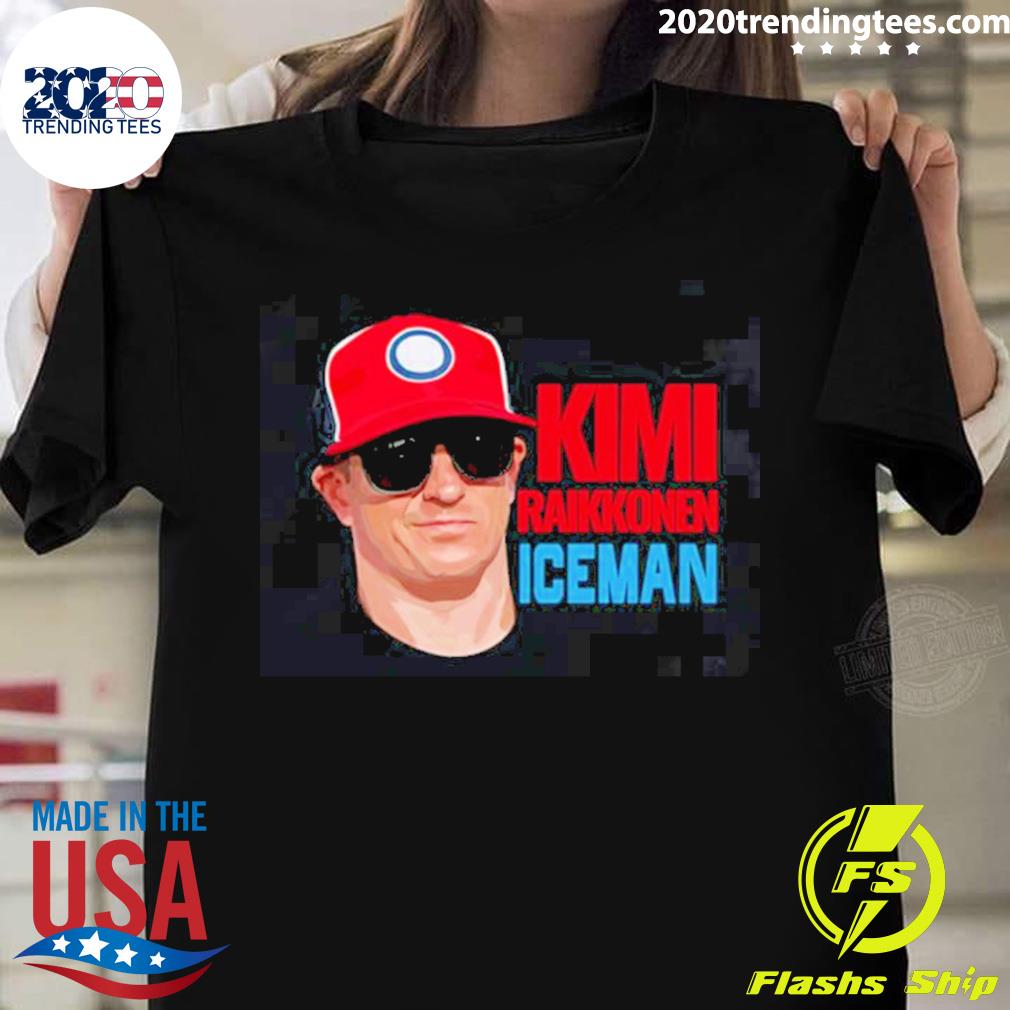 Official digital Art Kimi Raikkonen Iceman T-shirt