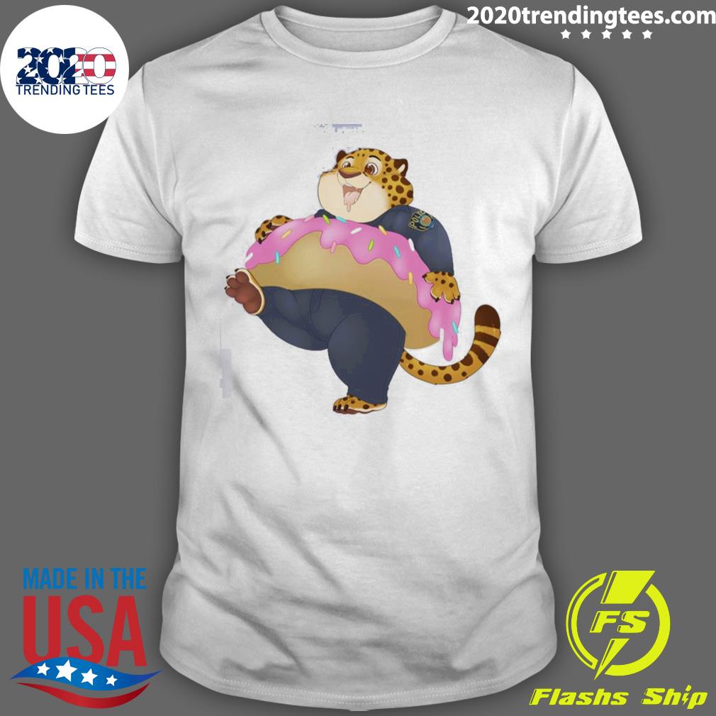 Official donut Clawhauser Zootopia T-shirt