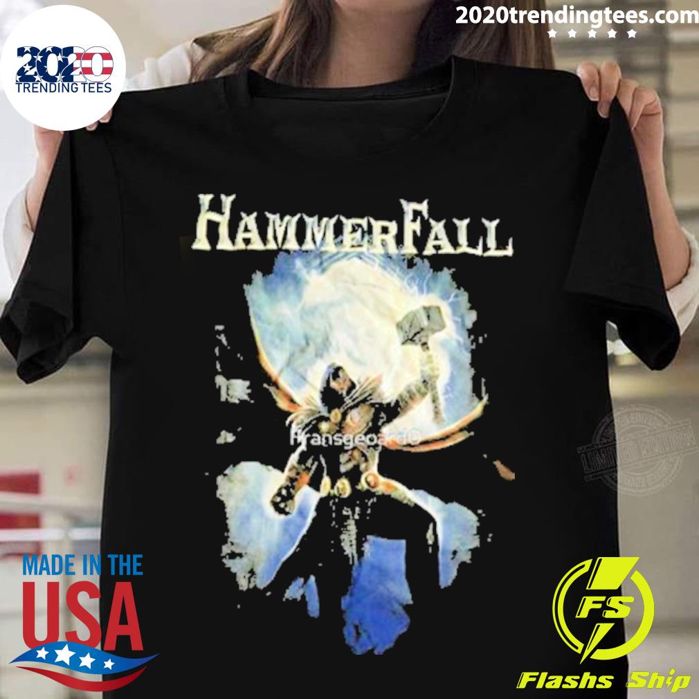 Official fanart Hammerfall Band T-shirt