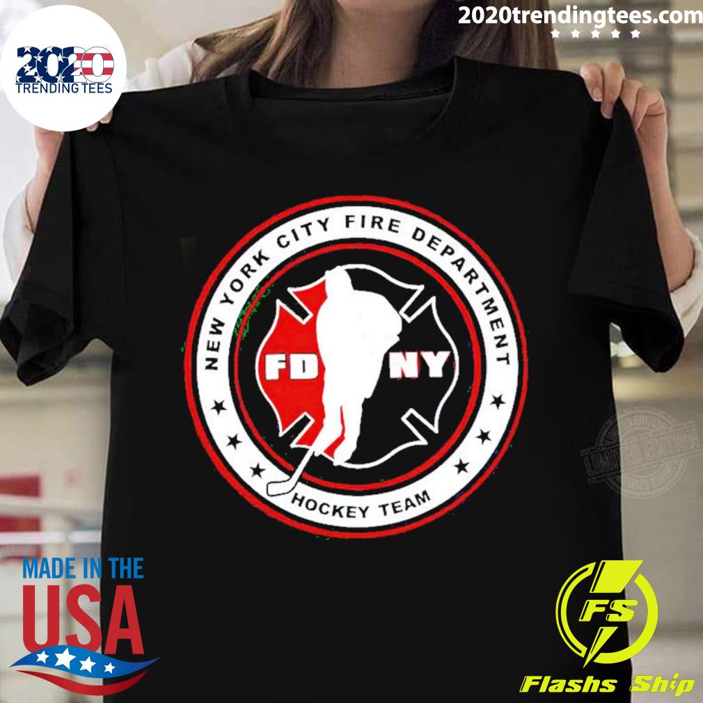 Official fdny Hockey New York City Fire Department T-shirt