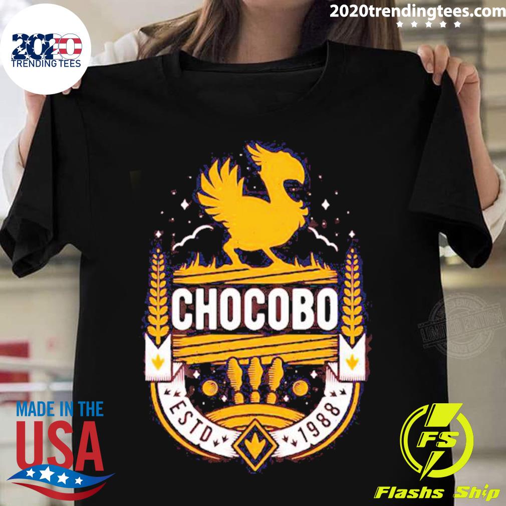 Official final Fantasy Chocobo Estd 1988 Emblem T-shirt