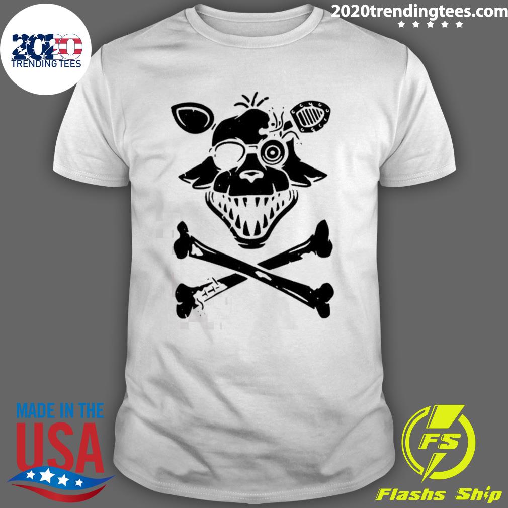 Official fnaf Skull Mindless Self Indulgence T-shirt