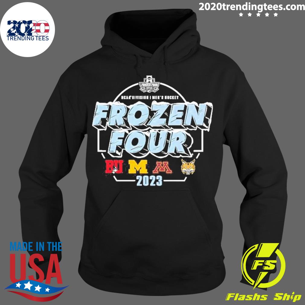 Official four Teams 2023 Ncaa Frozen Four Men’s Ice Hockey Tshirt