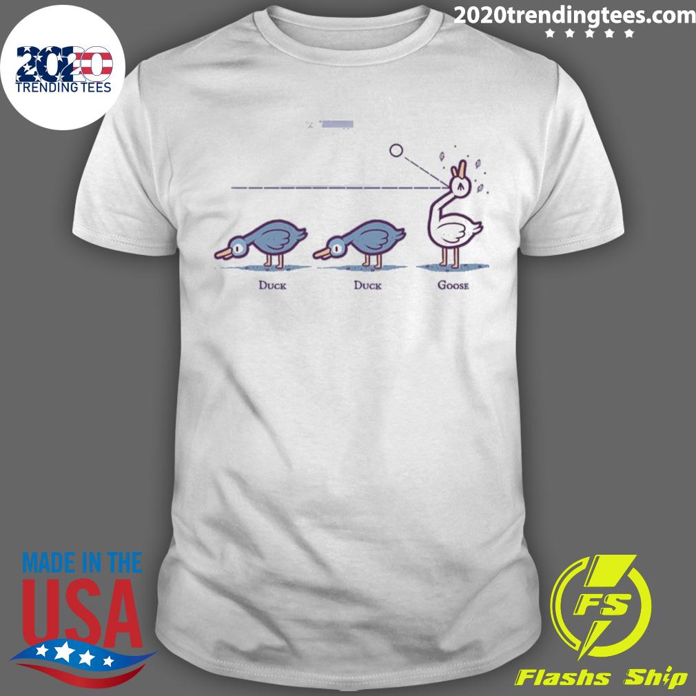 Official funny Duck Duck Goose Baseball T-shirt