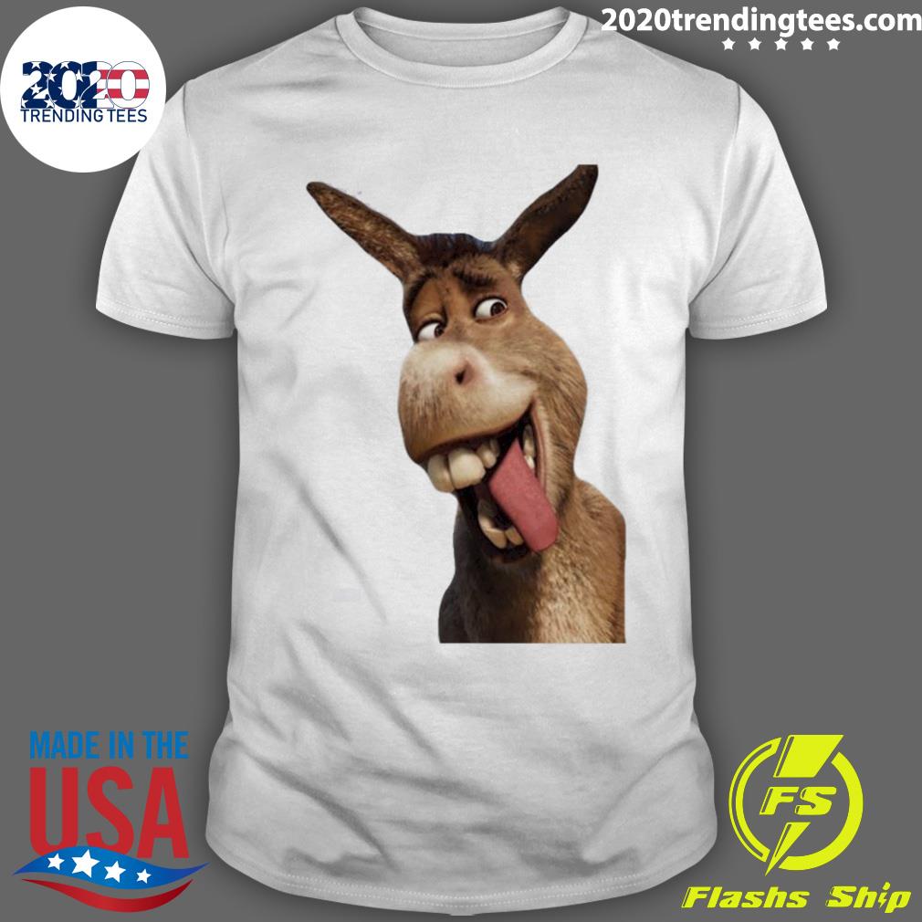 Official funny Face Donkey From Shrek T-shirt