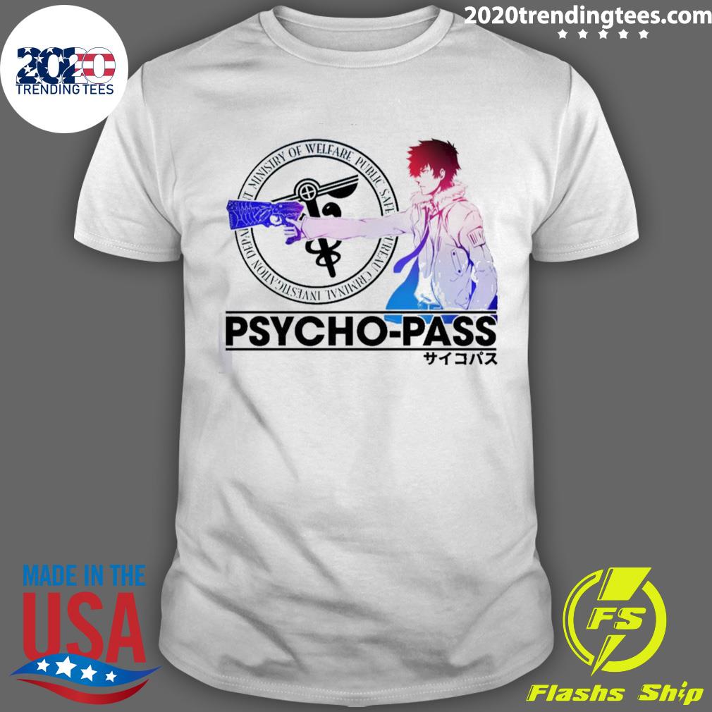 Official gradient Art Shinya Psycho-pass T-shirt