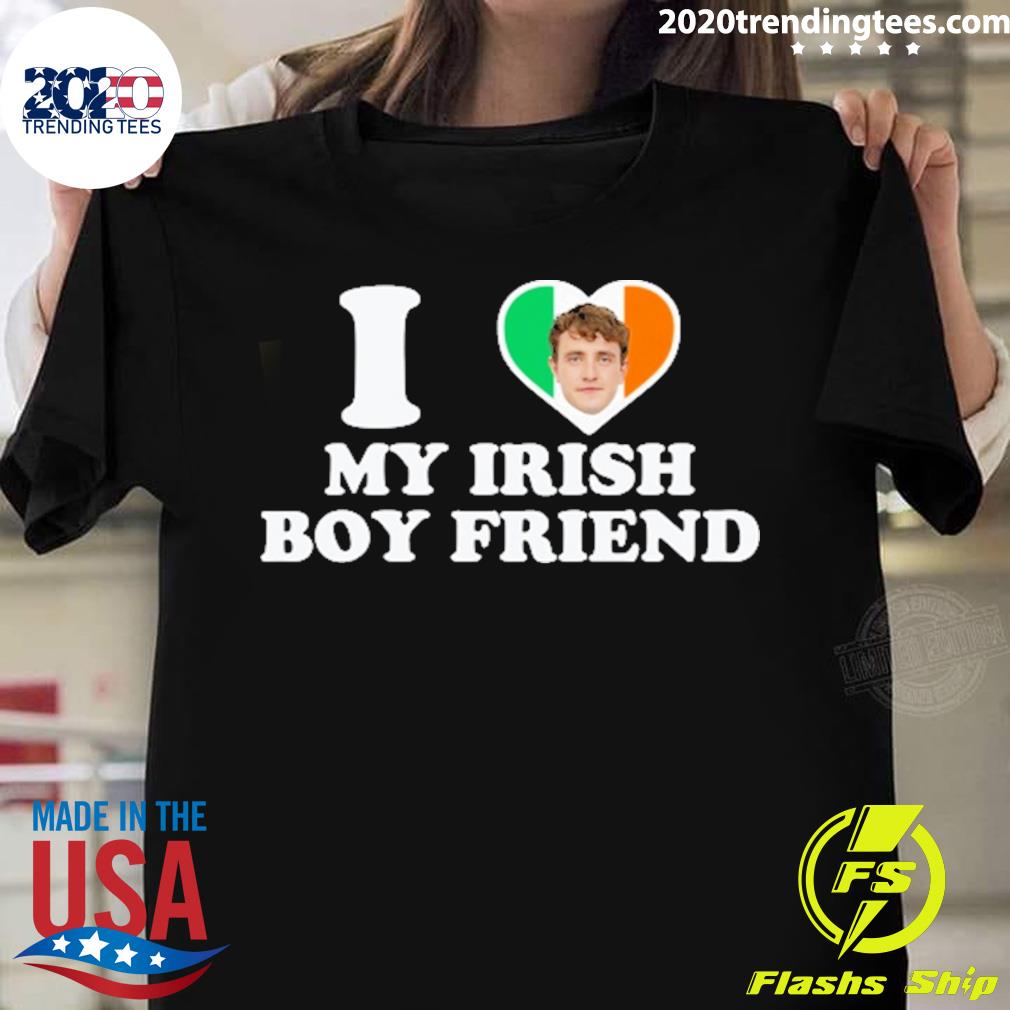 Official i Love My Boyfriend Paul Mescal T-shirt
