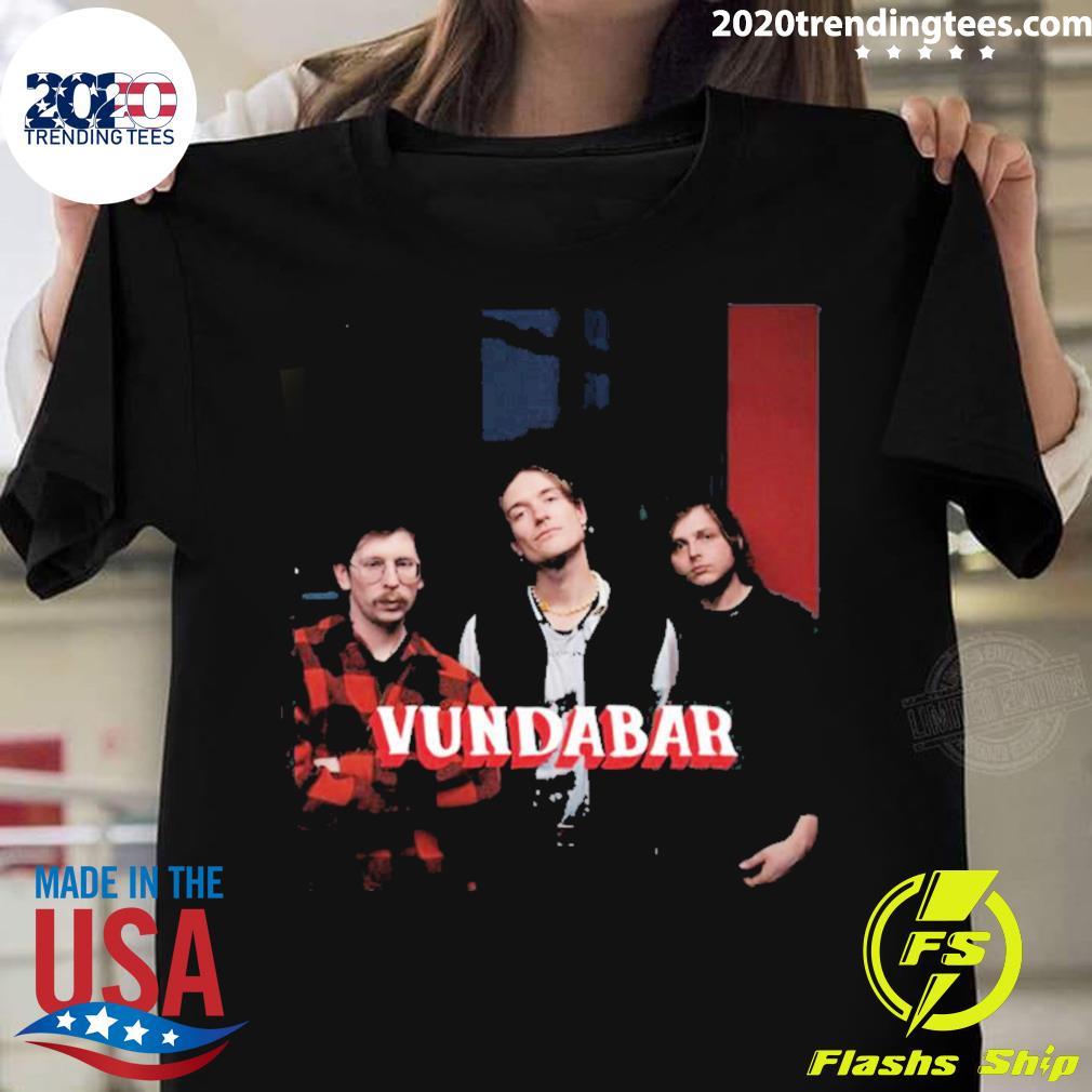 Official indie Rock Band From Boston Vundabar T-shirt
