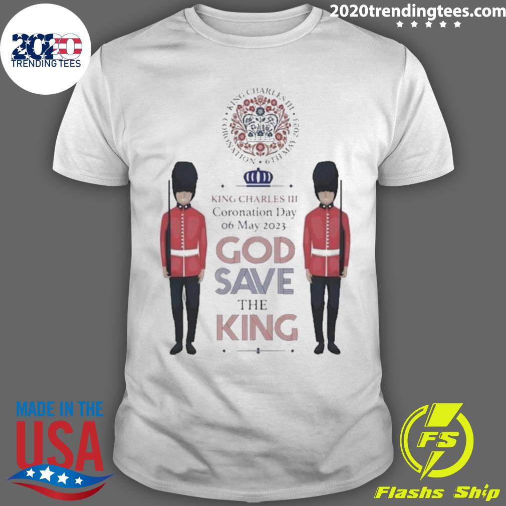 Official king Charles Iii Coronation Day 2023 God Save The King T-shirt
