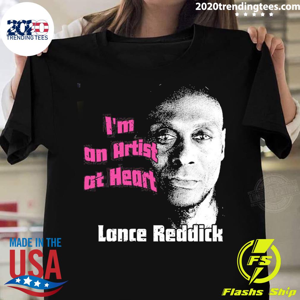 Official lance Reddick Artist At Heart T-shirt