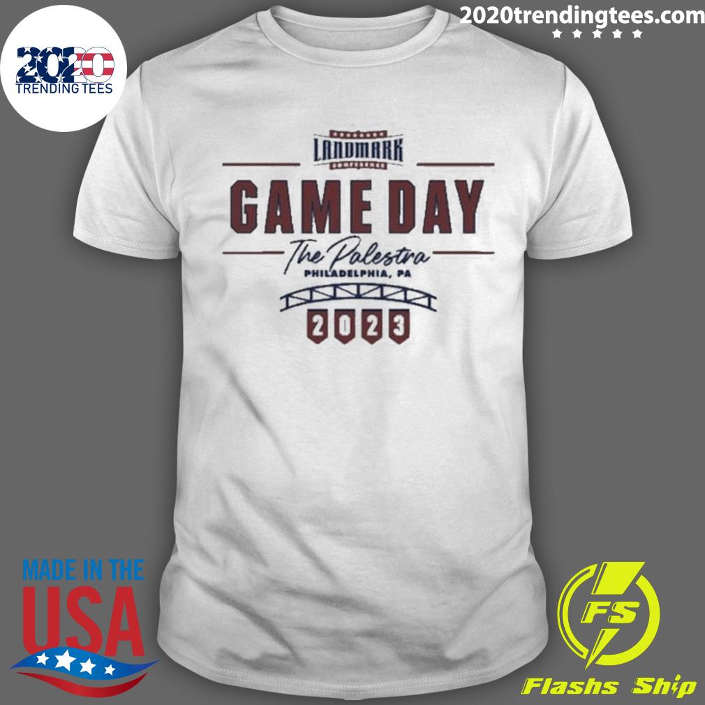 Official landmark Conference Game Day The Palestra Philadelphia 2023 T-shirt
