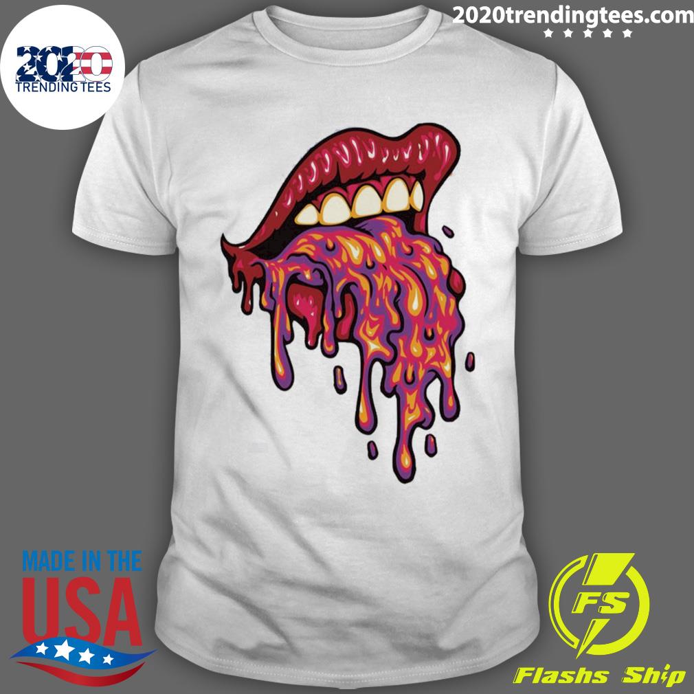 Official lava Emerging Of Girl’s Mouth T-shirt