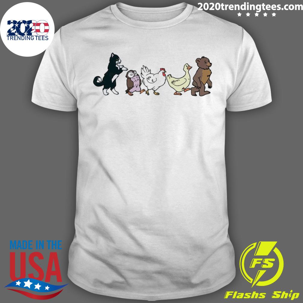 Official little Bear And Friends Art T-shirt