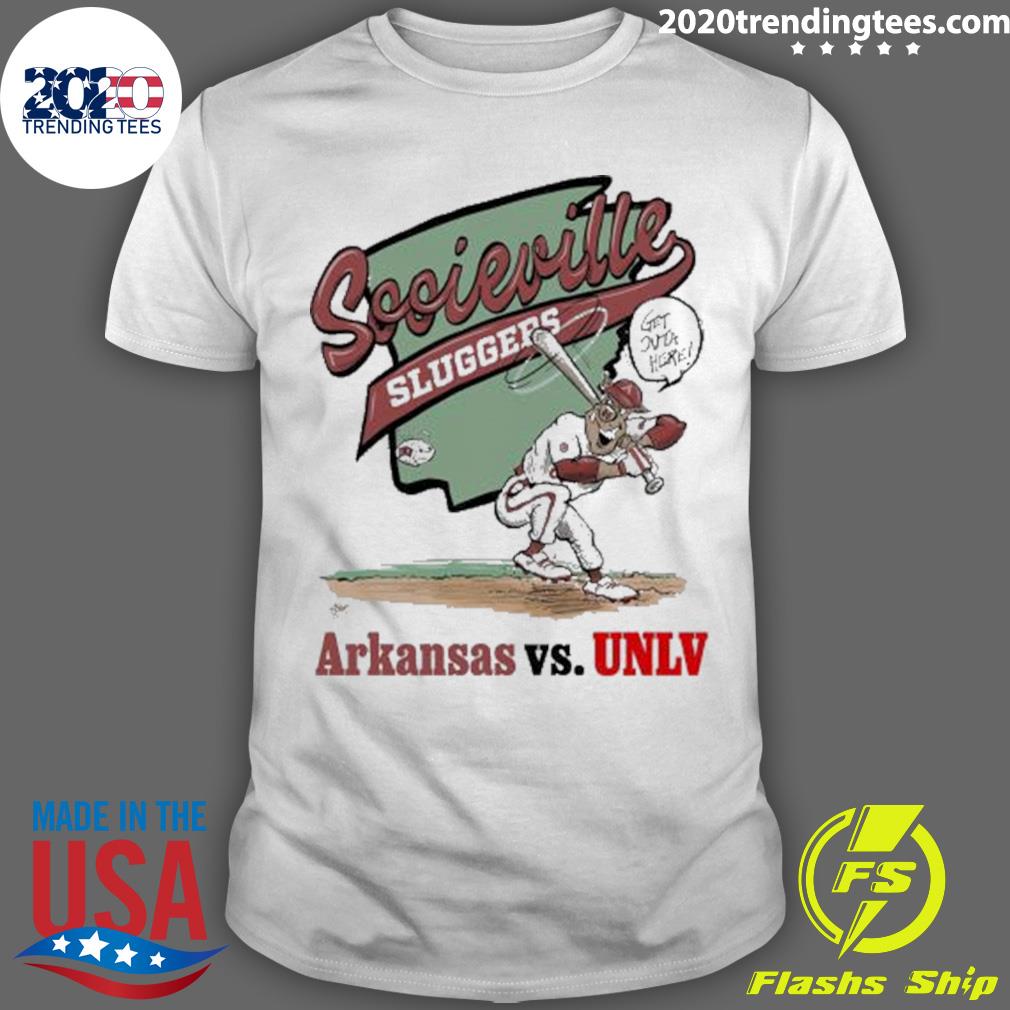 Official louisville Sluggers Arkansas Vs Unlv 2023 T-shirt