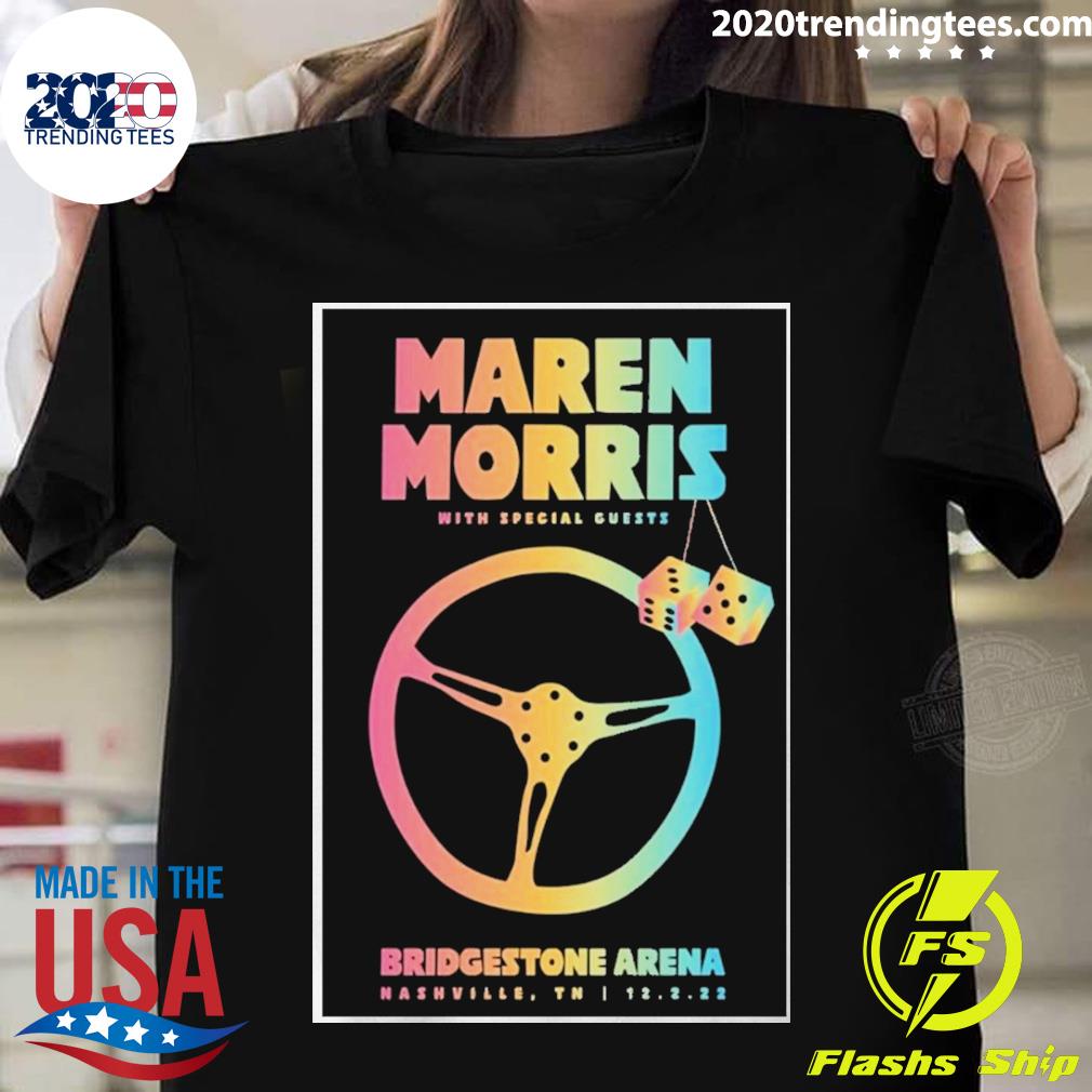 Official maren Morris Bridgestone Arena Nashville Tn 12 2 2022 Portrait Poster T-shirt