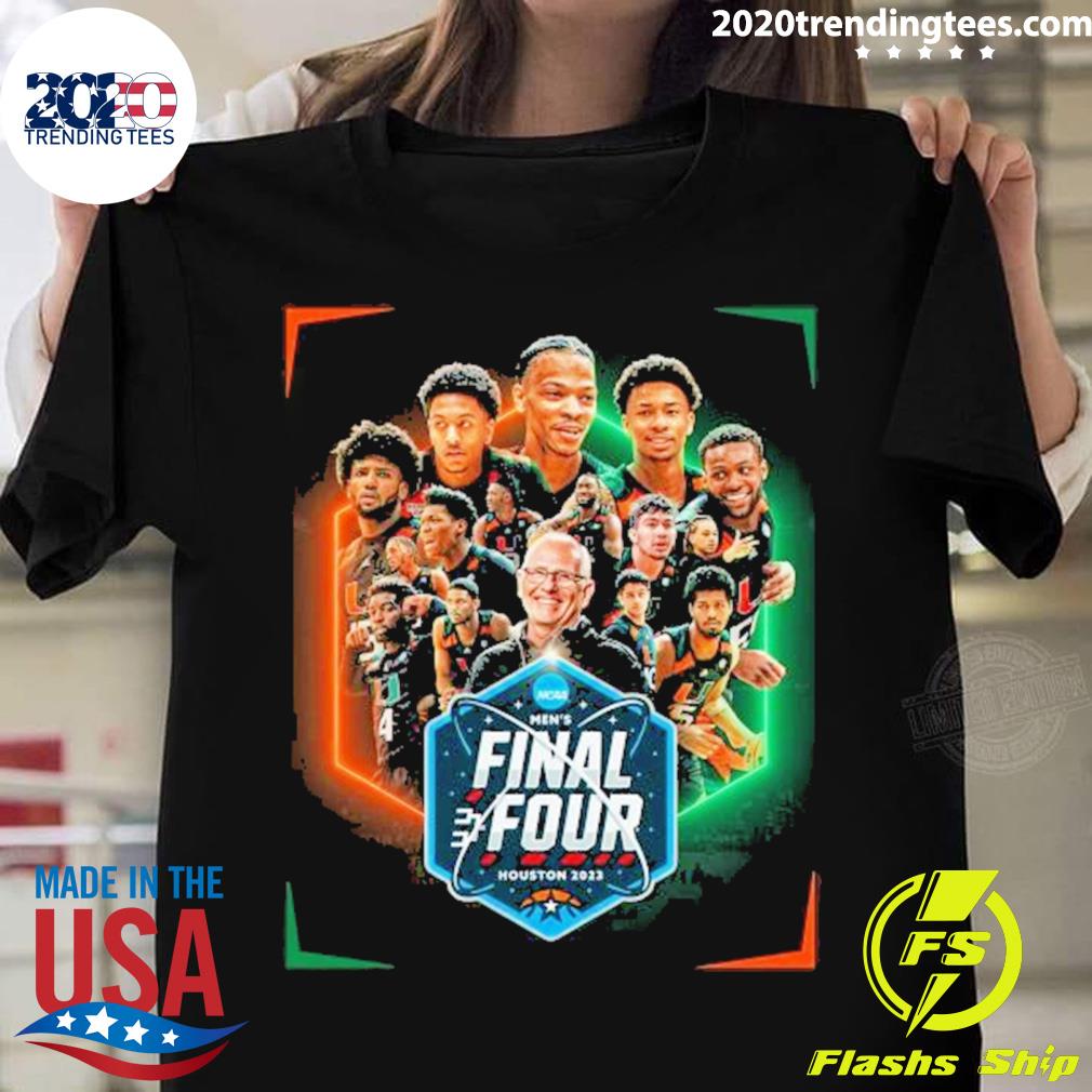 Official miami Men’s Basketball Team 2023 Ncaa Final Four T-shirt