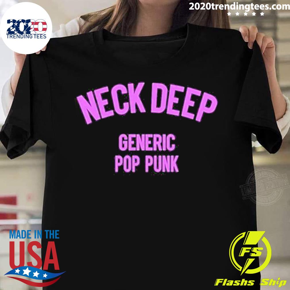 Official neck Deep 2023 Generic Pop Punk T-shirt
