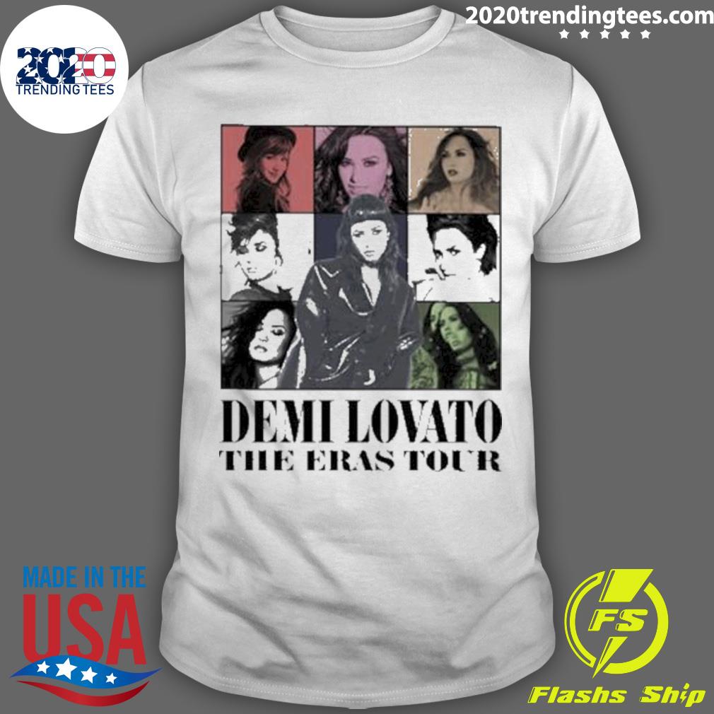 Official original 2023 Demi Lovato The Eras Tour T-shirt