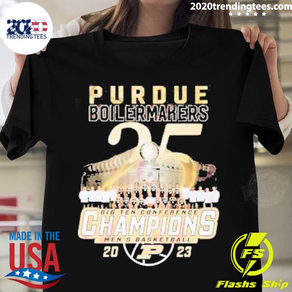 Official purdue Boilermakers Big Ten Conference Champions Men’s Basketball 2023 T-shirt